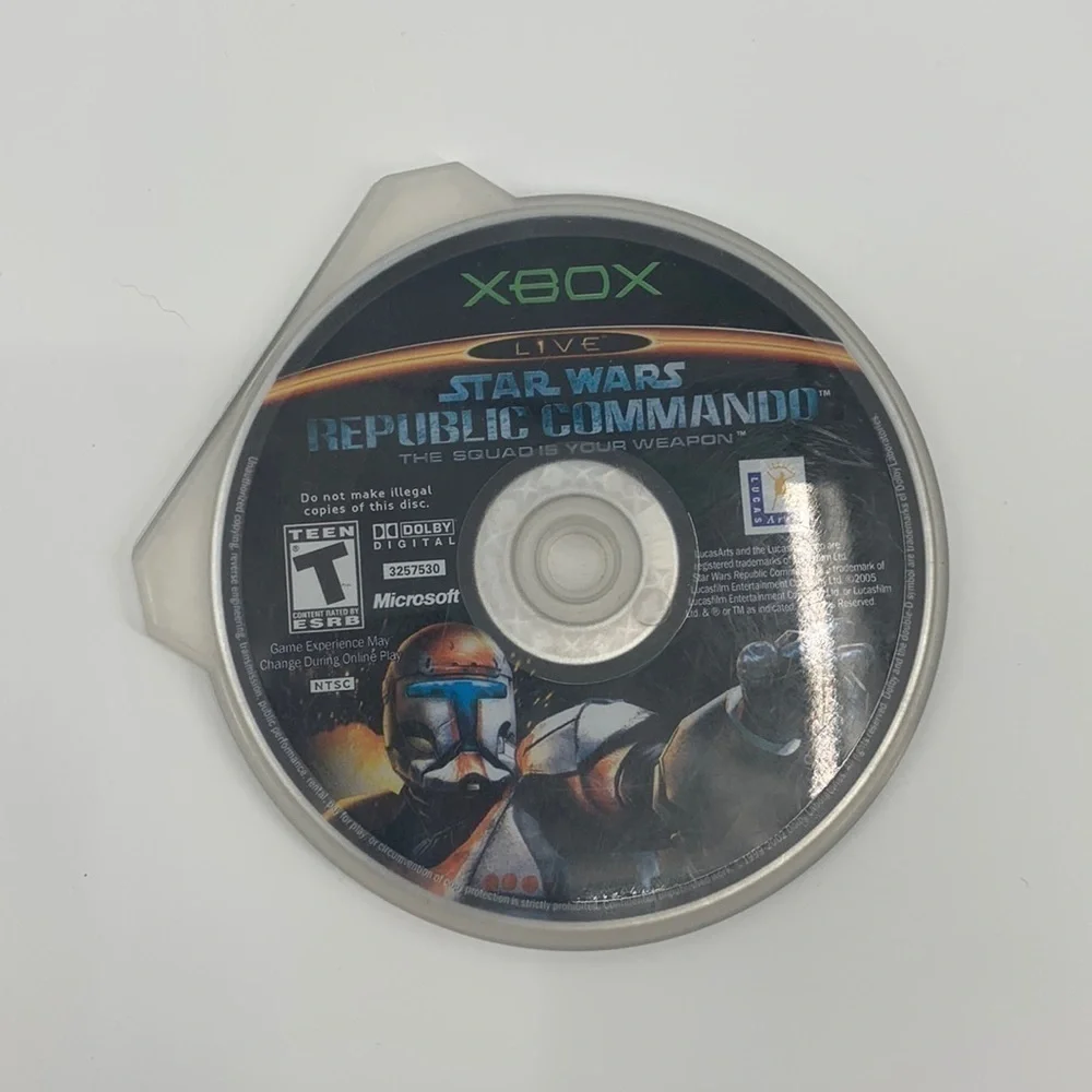 Xbox Star Wars Republic Commando Video Game